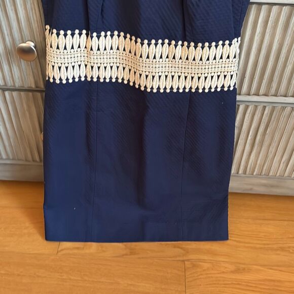 Lilly Pulitzer Ashlyn Shift Dress Navy size 6 - Picture 8 of 16